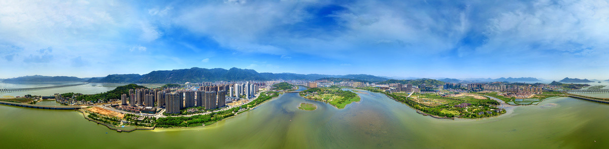 福建宁德市全景