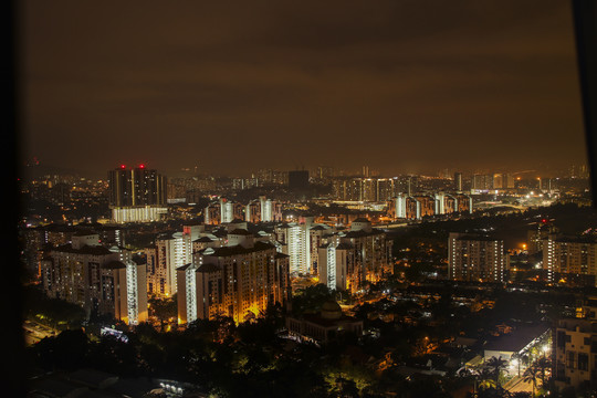 马来西亚城市夜景