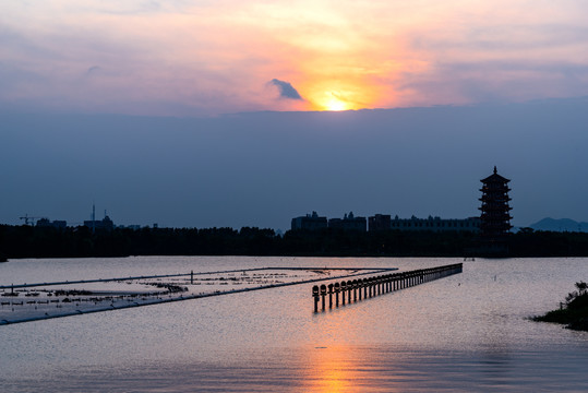 华阳湖风光