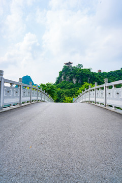 山青水秀的柳州龙潭公园