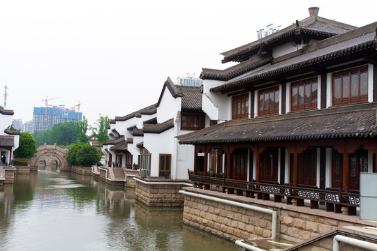 江苏常州淹城文化街建筑