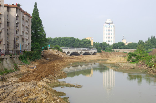 滁州下水关河道改造