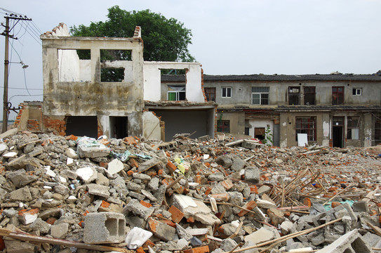 滁州东关待拆除的旧房子