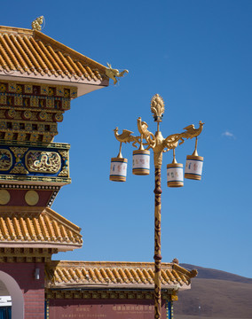 藏式风格路灯