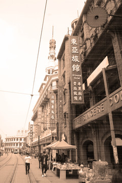 老上海商业街