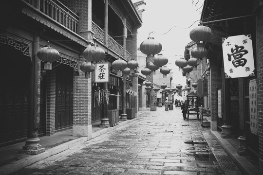 广州老街怀旧照片