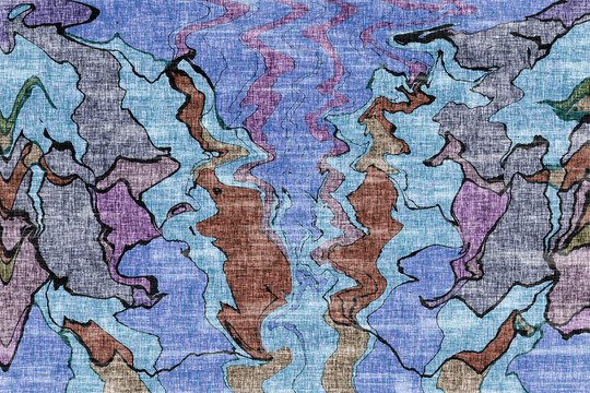 蓝紫色现代抽象布纹背景