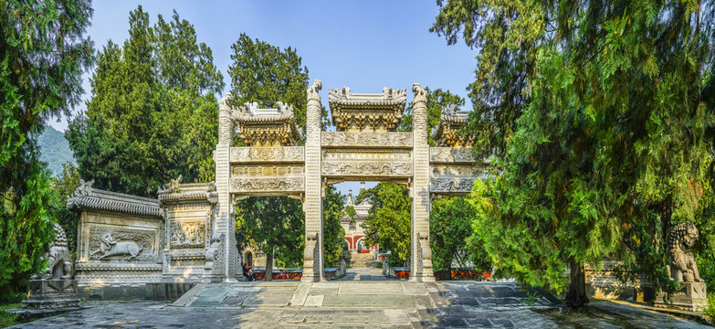 香山碧云寺全景大画幅