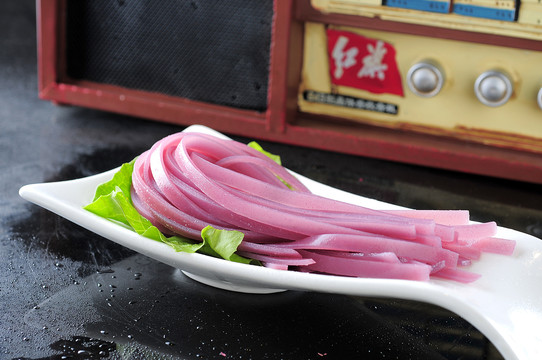 火锅配菜紫薯粉皮