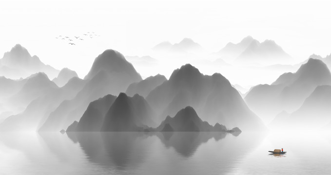 水墨山水
