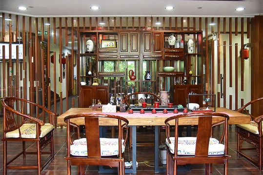 中式复古茶室