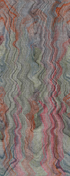 灰粉色现代简约抽象布纹地毯