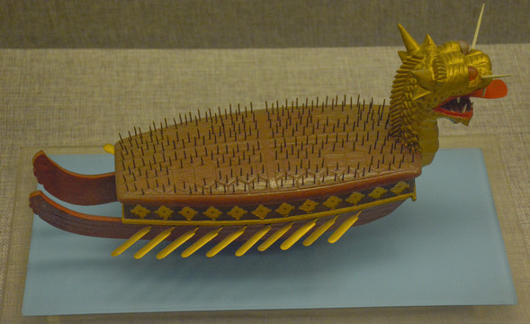 朝鲜金漆龟船模型