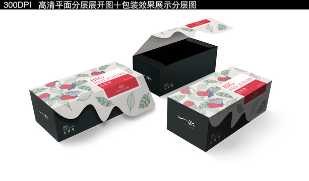 红枣纸盒包装设计