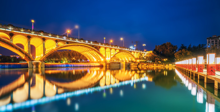 青州石拱桥夜景