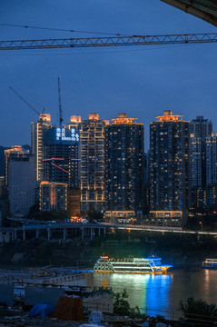 重庆朝天门夜景