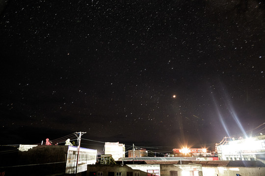 黑马河星空