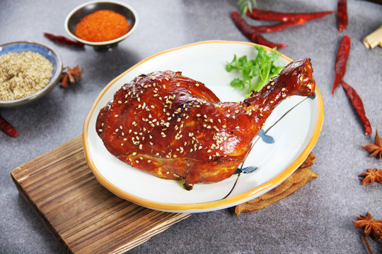 熏鸡腿