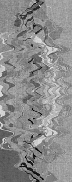 黑白灰色抽象立体布纹地毯