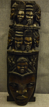 加纳木雕面具