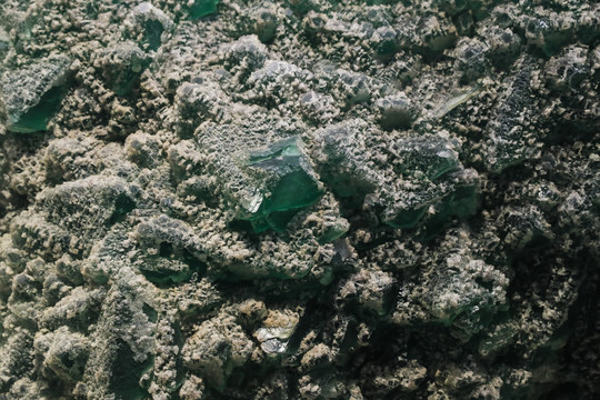 萤石标本绿莹石