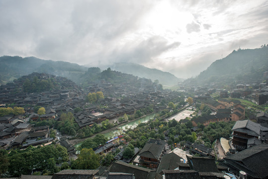 西江千户苗寨全景