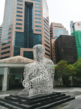 新加坡街头雕塑