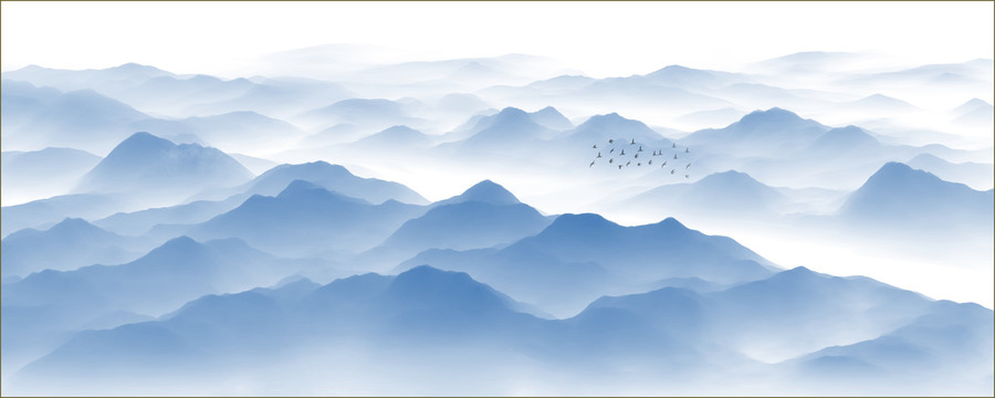巨幅山水画