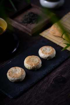 抹茶鲜花饼