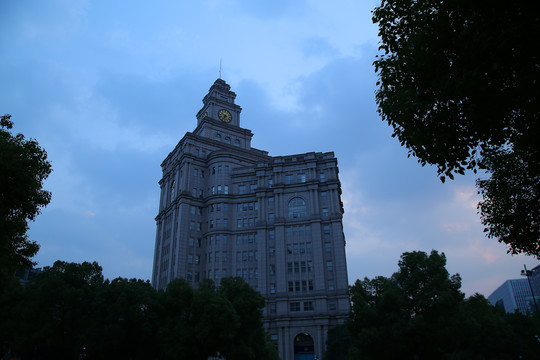 欧式建筑酒店外景