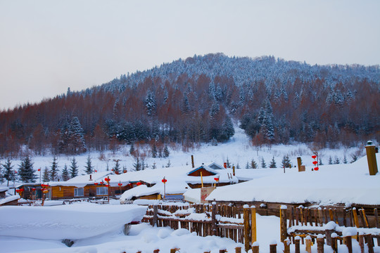 黑龙江省双峰林场雪乡