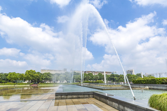 宁波鄞州区政府广场