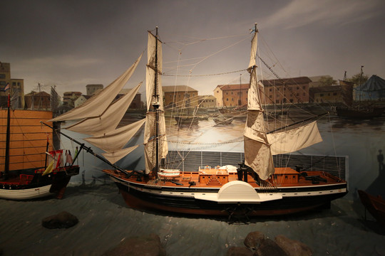 宁波博物馆帆船