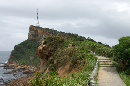 台北野柳的山峰