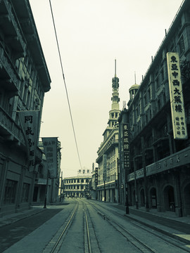 旧上海南京路