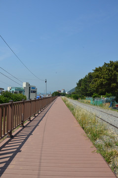 韩国釜山青沙浦废弃铁路