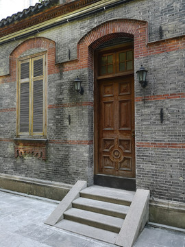 上海老房子木门