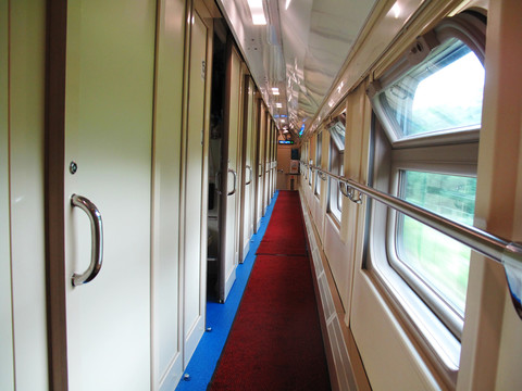莫斯科双层软卧火车