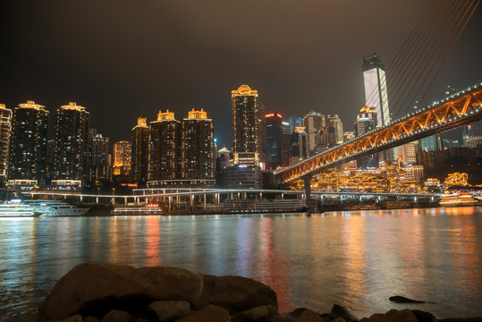 千厮门大桥夜景