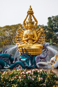 泰国曼谷暹罗古城七十二府佛像