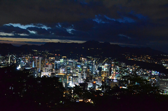 首尔塔夜景