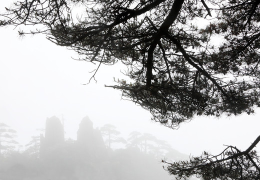 水墨黄山