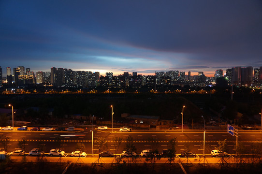 美丽城市夜晚