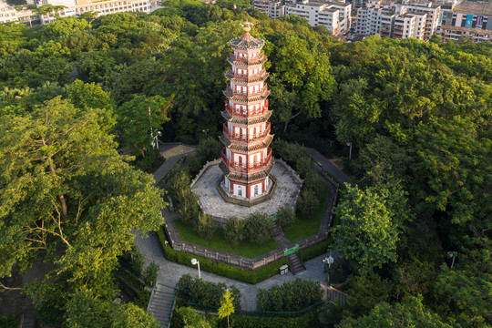 中山烟墩山阜峰塔