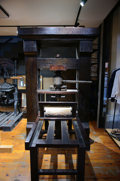 古代印刷机