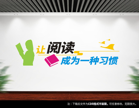阅览室标语