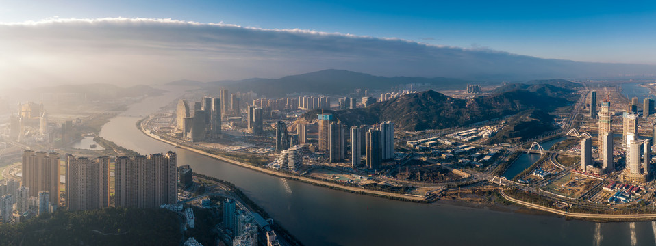 珠海横琴金融岛全景