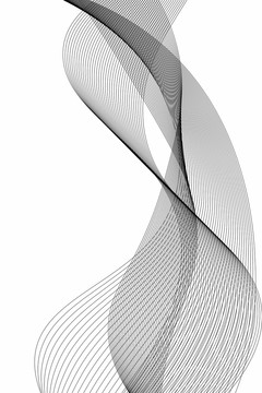 动感抽象线条装饰画