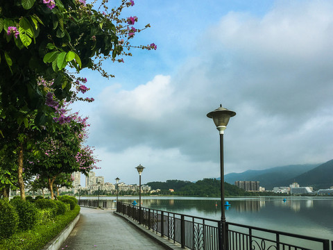 肇庆波海湖环湖绿道休闲道