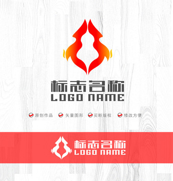 葫芦标志火logo